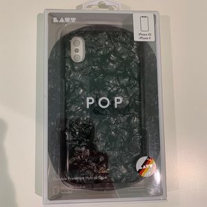 LAUT POP iPhone XS X Case with 2 Screen Guards
